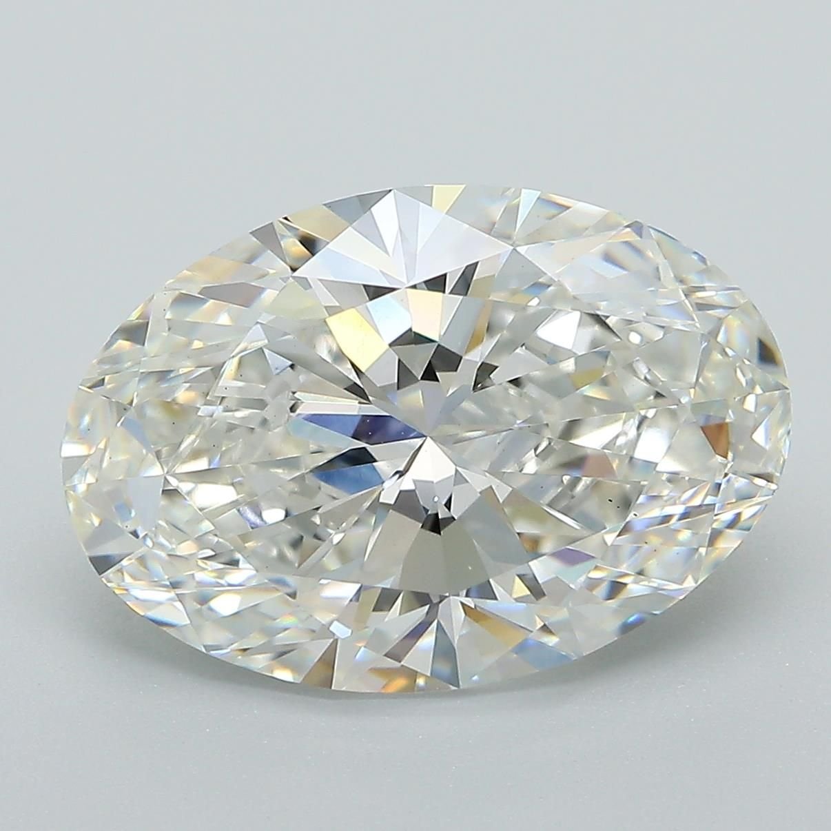 6.09 Carat Oval Lab Diamond