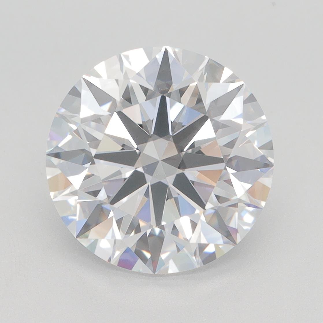 4.33ct D VVS1 Rare Carat Ideal Cut Round Lab Grown Diamond