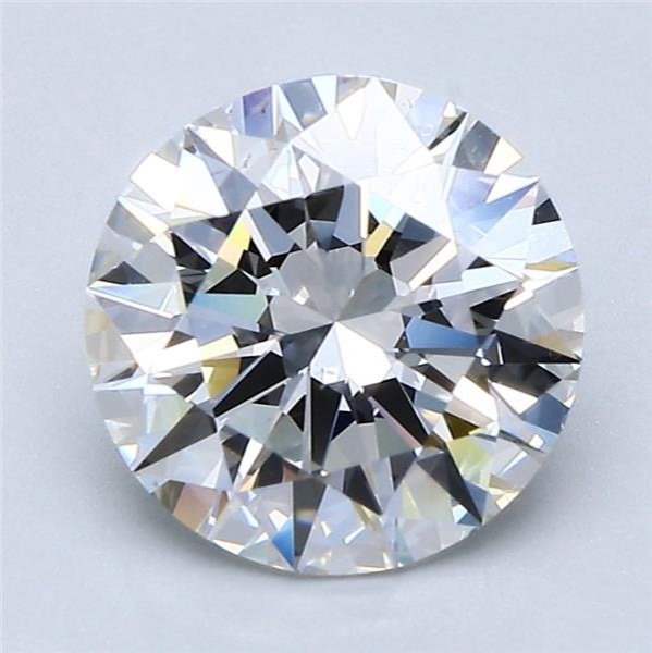 2.50ct F VS2 Rare Carat Ideal Cut Round Diamond