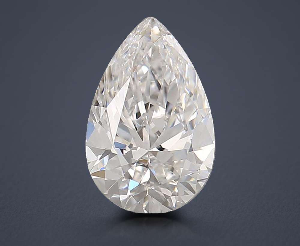 0.72 Carat Pear Natural Diamond
