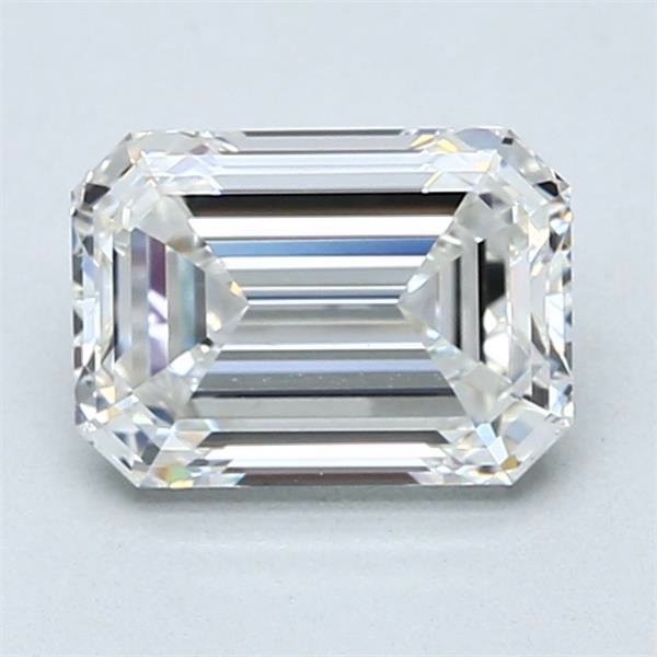 1.72ct H VS1 Rare Carat Ideal Cut Emerald Diamond