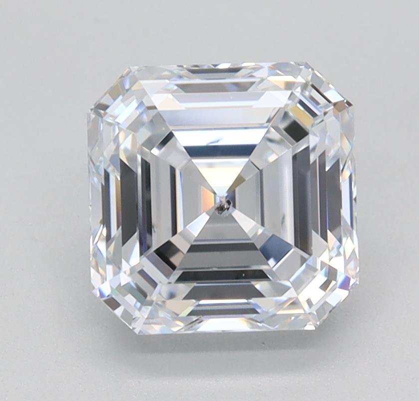 1.50ct F SI1 Rare Carat Ideal Cut Asscher Lab Grown Diamond