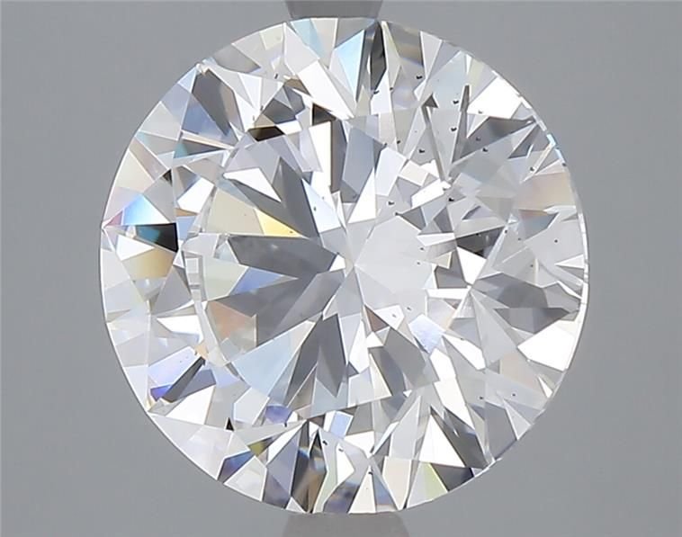 3.54ct F SI1 Excellent Cut Round Lab Grown Diamond