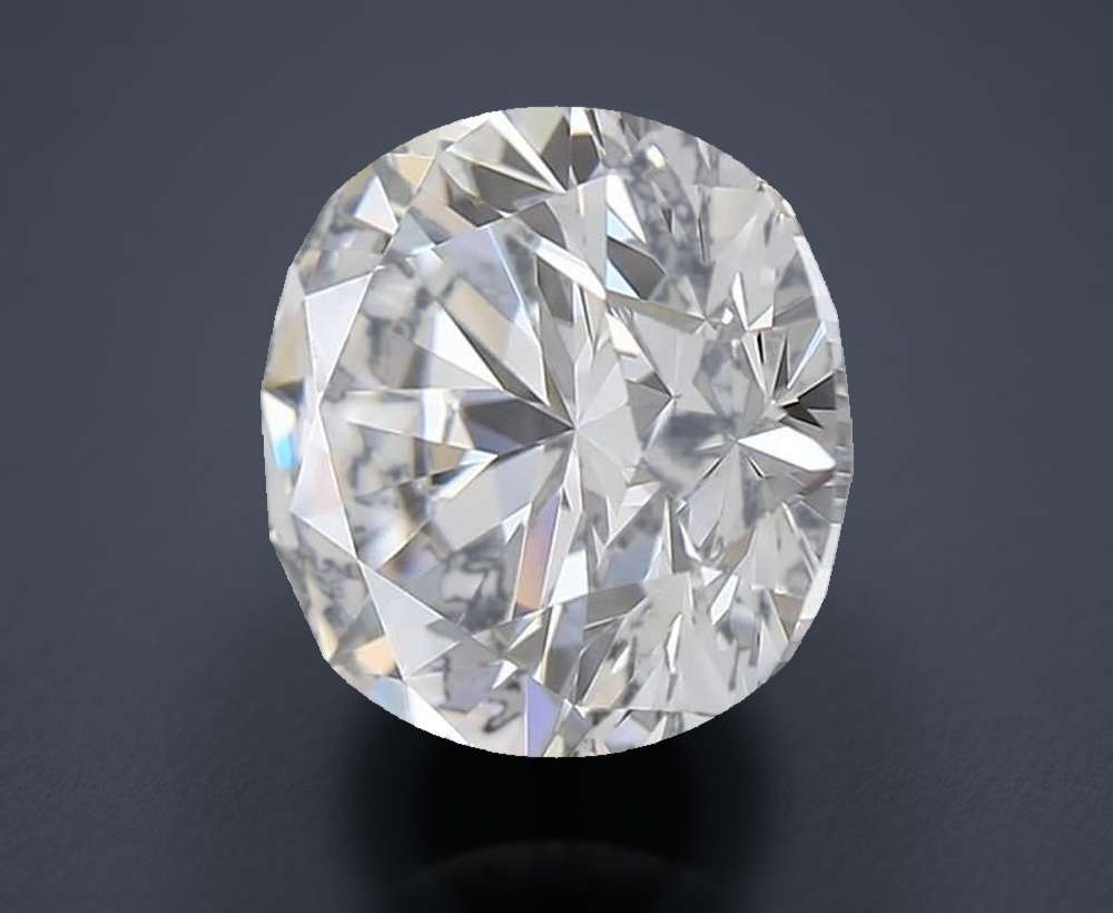 0.59 Carat Round Natural Diamond