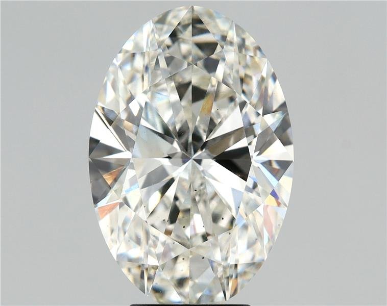 5.53ct H VS2 Rare Carat Ideal Cut Oval Lab Grown Diamond