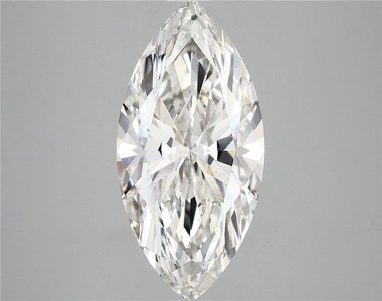 3.02ct H VS2 Rare Carat Ideal Cut Marquise Lab Grown Diamond