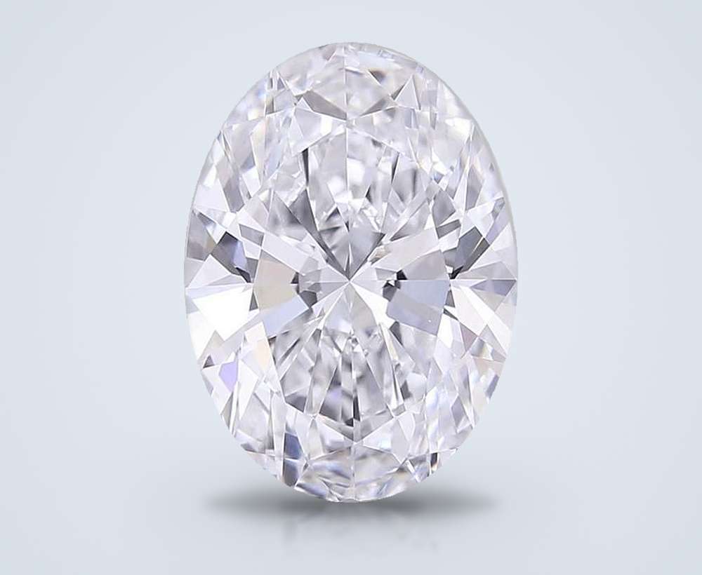 7.41 Carat Oval Lab Diamond