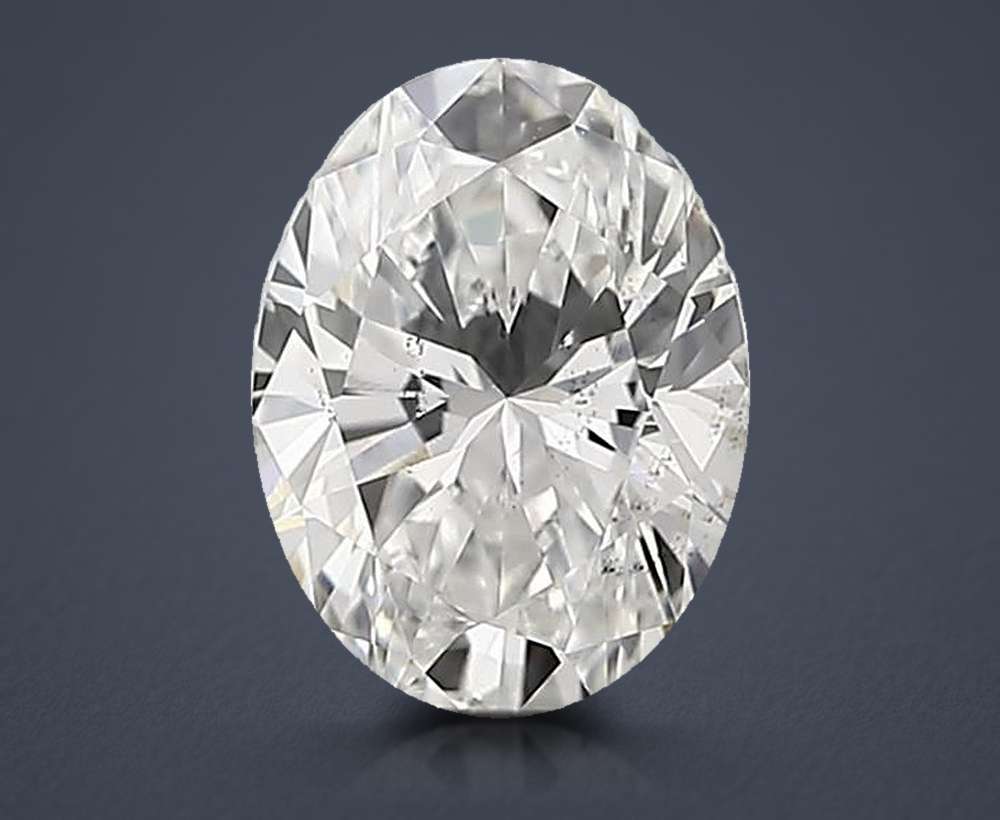 0.59 Carat Oval Lab Diamond
