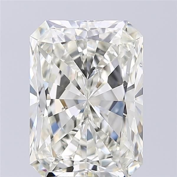 4.51ct K SI1 Rare Carat Ideal Cut Radiant Diamond