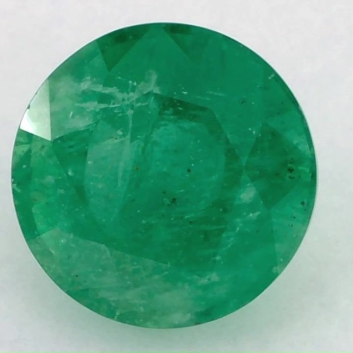 2.47 Carat Green Round Emerald
