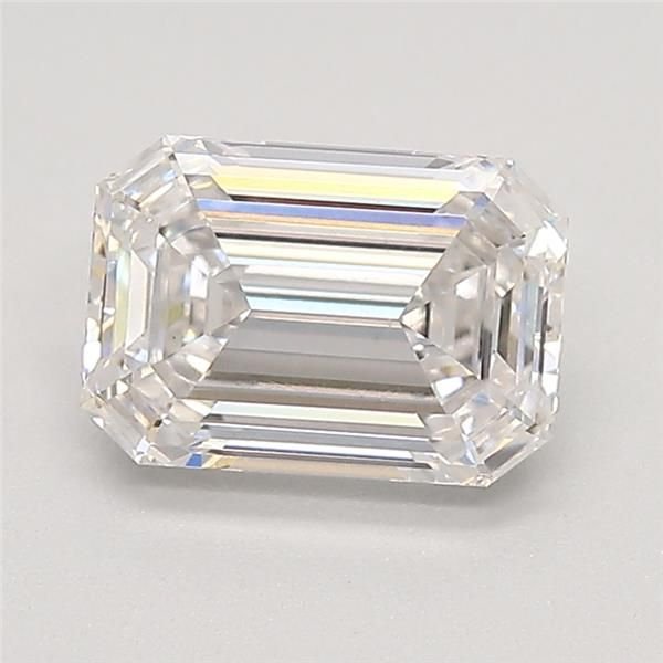0.94ct F VS2 Rare Carat Ideal Cut Emerald Lab Grown Diamond