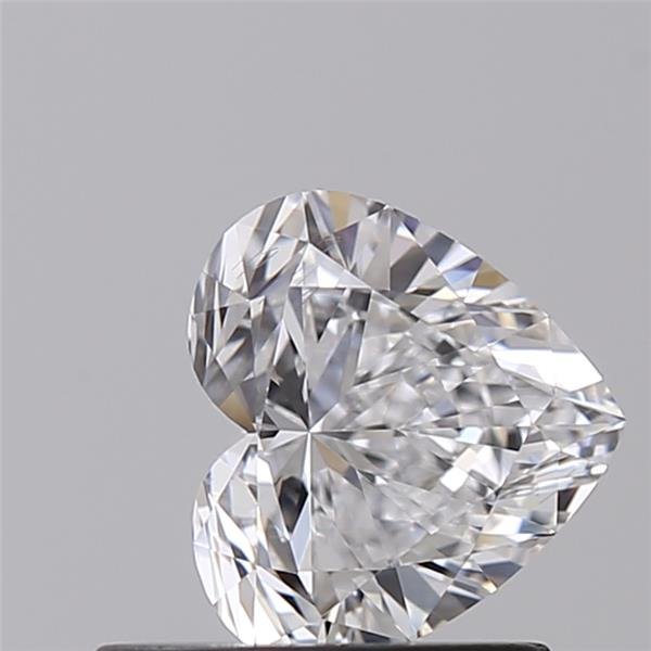 0.73ct D VS2 Rare Carat Ideal Cut Heart Lab Grown Diamond