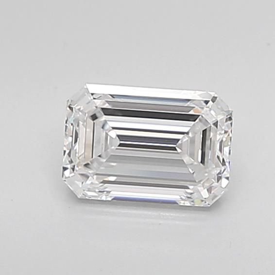1.01ct D VVS2 Rare Carat Ideal Cut Emerald Lab Grown Diamond