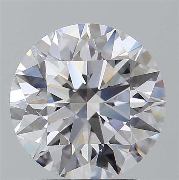 2.04ct D FL Rare Carat Ideal Cut Round Diamond