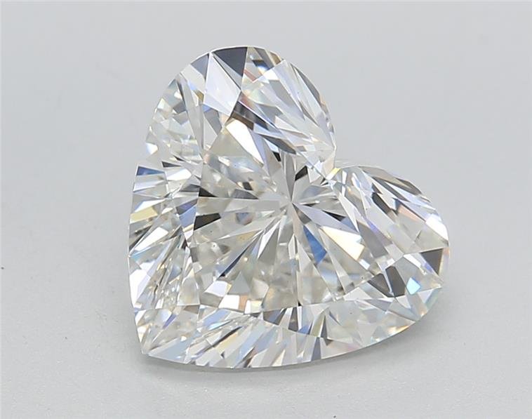 3.10ct H VS1 Rare Carat Ideal Cut Heart Lab Grown Diamond