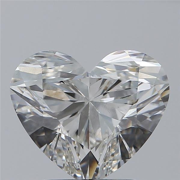 2.10ct H VS1 Rare Carat Ideal Cut Heart Lab Grown Diamond