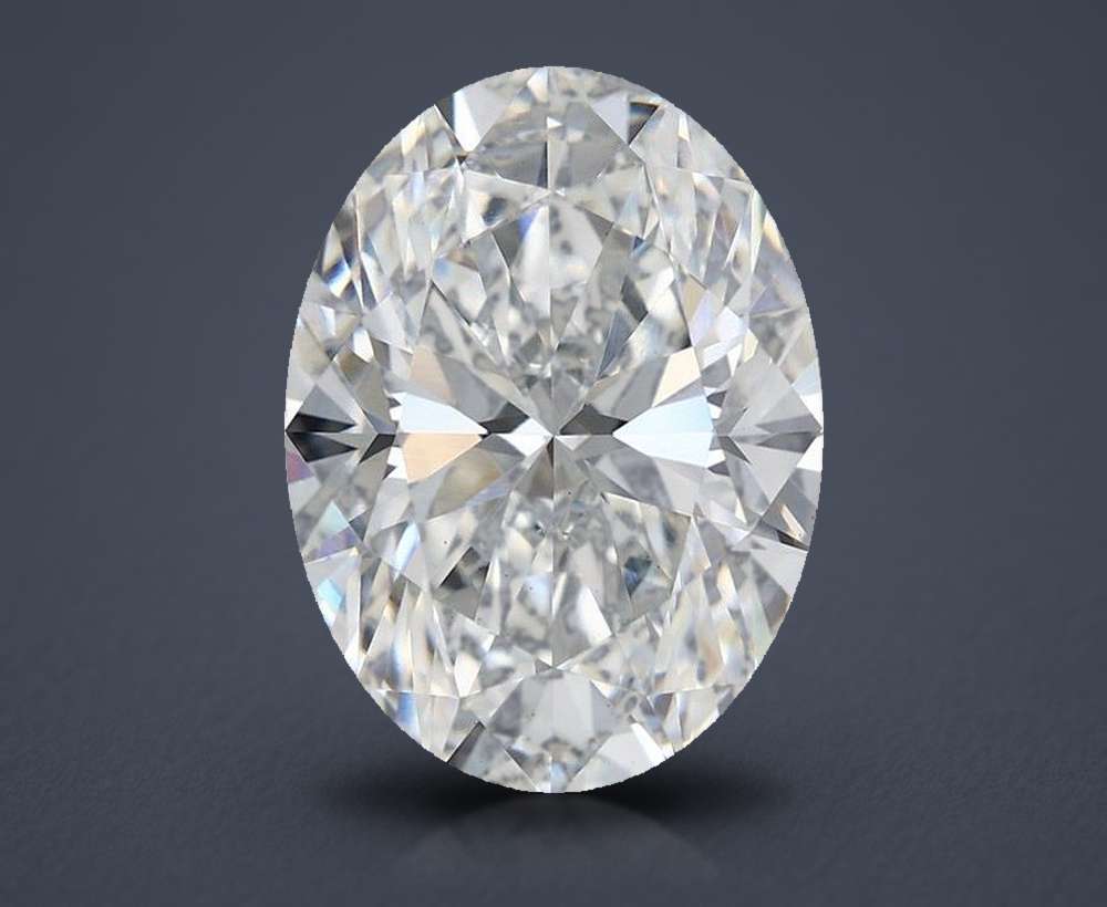 5.85 Carat Oval Lab Diamond