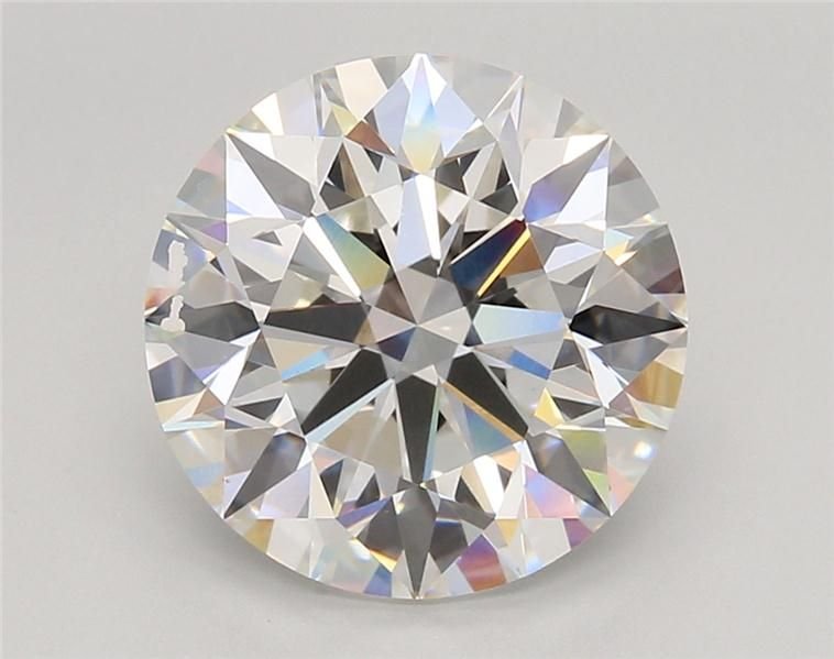 5.03ct F VVS2 Rare Carat Ideal Cut Round Lab Grown Diamond