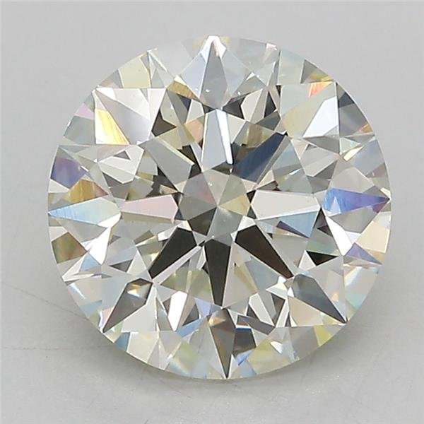3.04ct J VS1 Rare Carat Ideal Cut Round Lab Grown Diamond