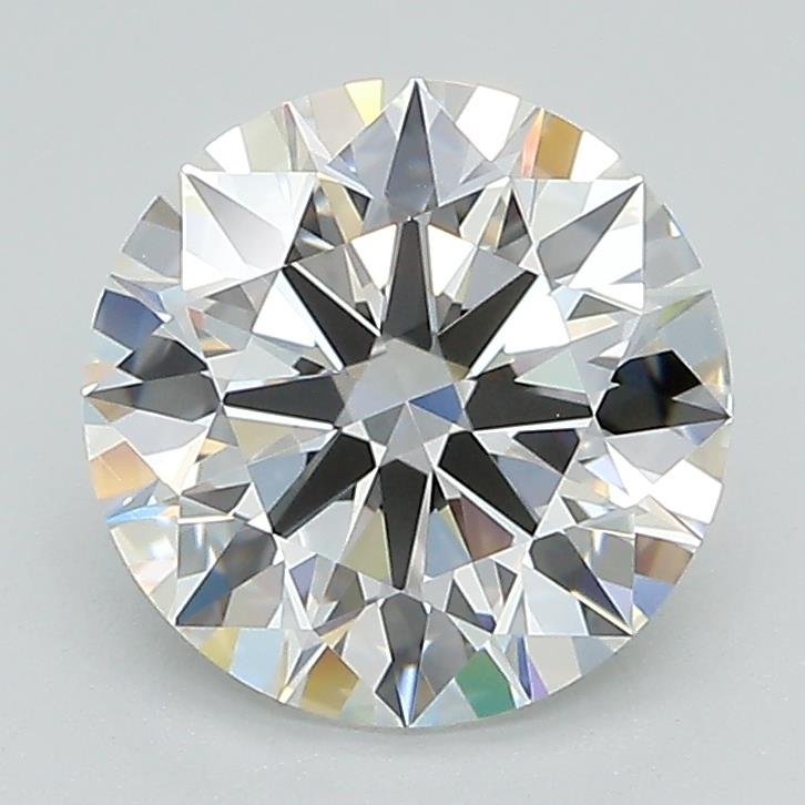 2.09ct E VS2 Rare Carat Ideal Cut Round Lab Grown Diamond