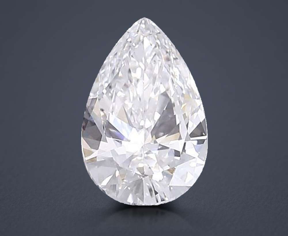 1.61 Carat Pear Lab Diamond