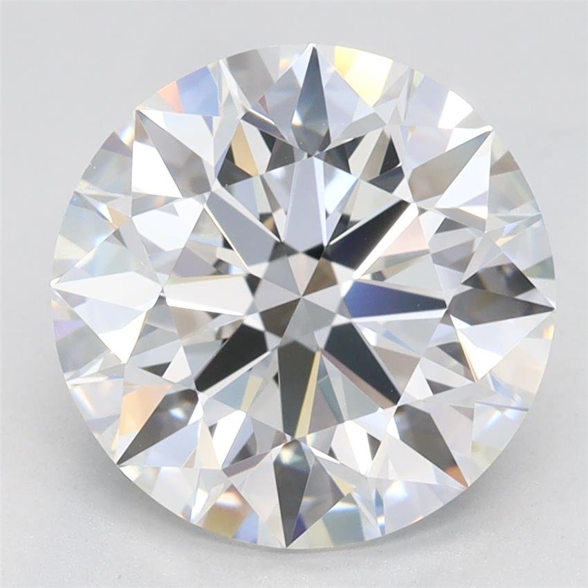 3.46ct D VVS1 Rare Carat Ideal Cut Round Lab Grown Diamond