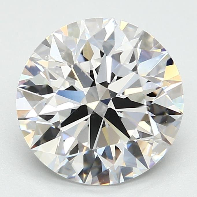 2.89ct D VVS2 Rare Carat Ideal Cut Round Lab Grown Diamond