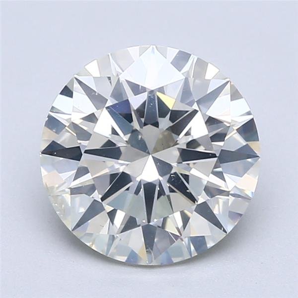 3.01ct K SI2 Excellent Cut Round Diamond