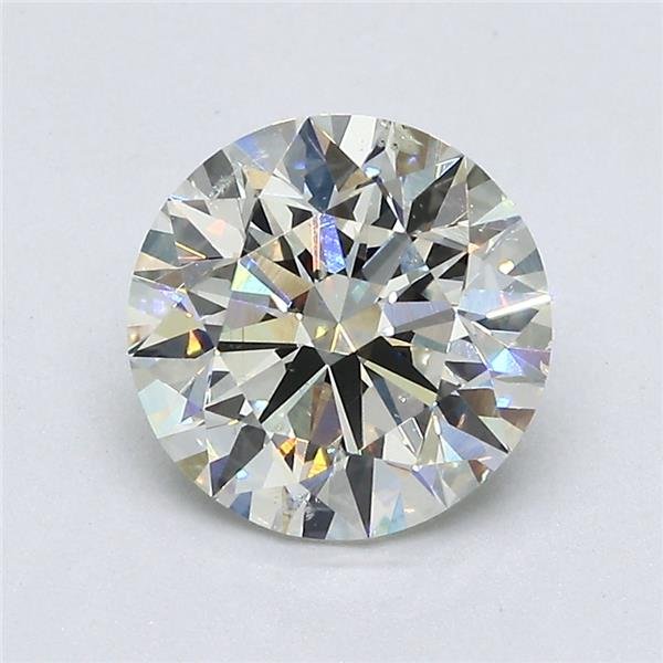 2.01ct J SI2 Very Good Cut Round Diamond