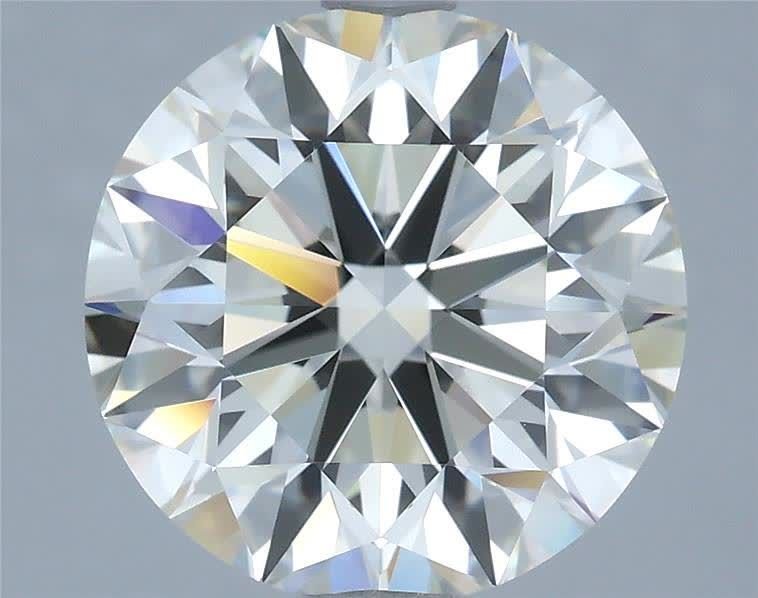 3.01ct J VVS2 Excellent Cut Round Diamond