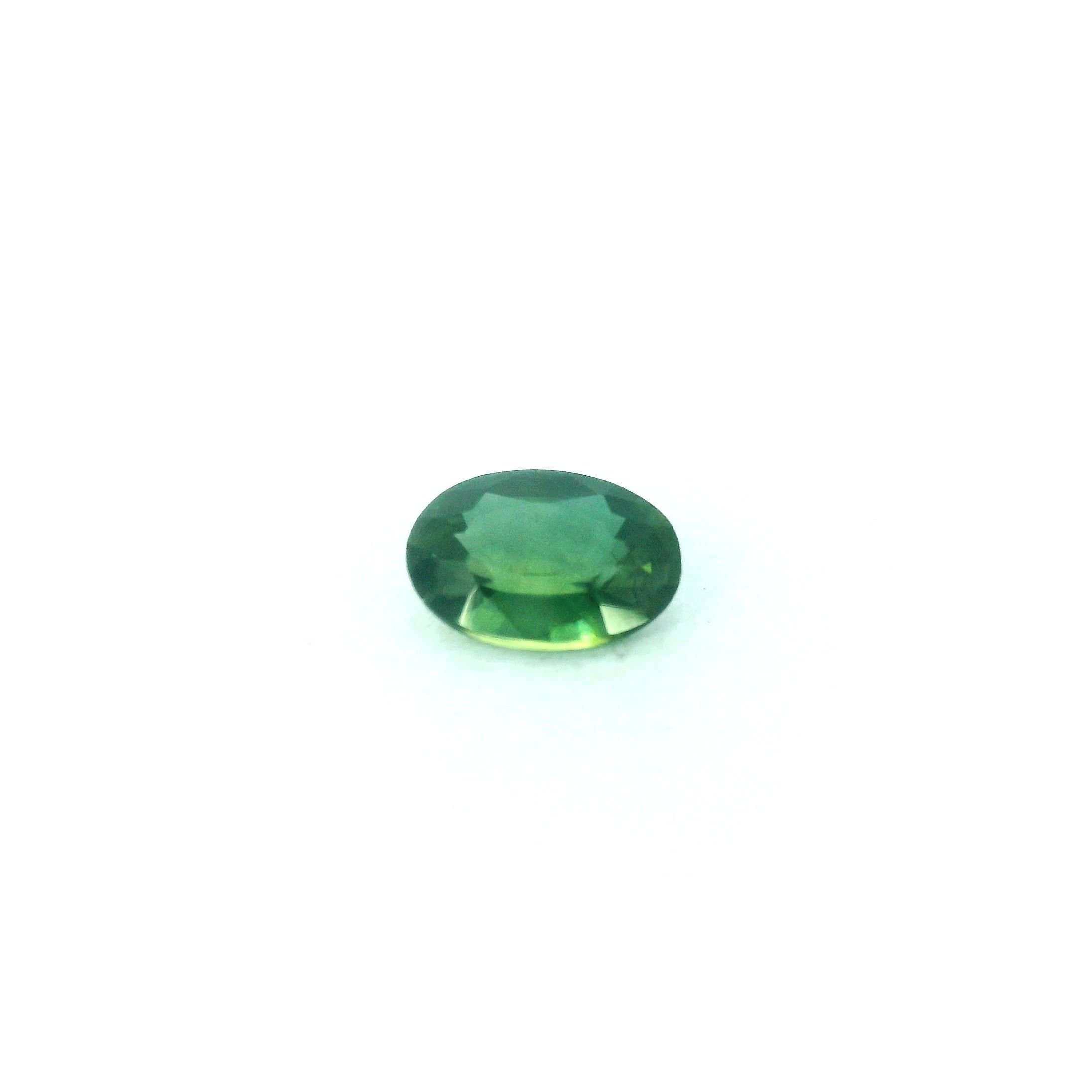 0.50 Carat Green Oval Sapphire