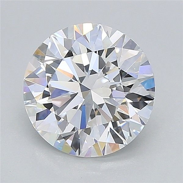 2.04ct D VS1 Rare Carat Ideal Cut Round Lab Grown Diamond