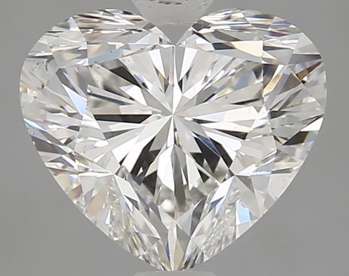 3.01ct G SI1 Rare Carat Ideal Cut Heart Diamond