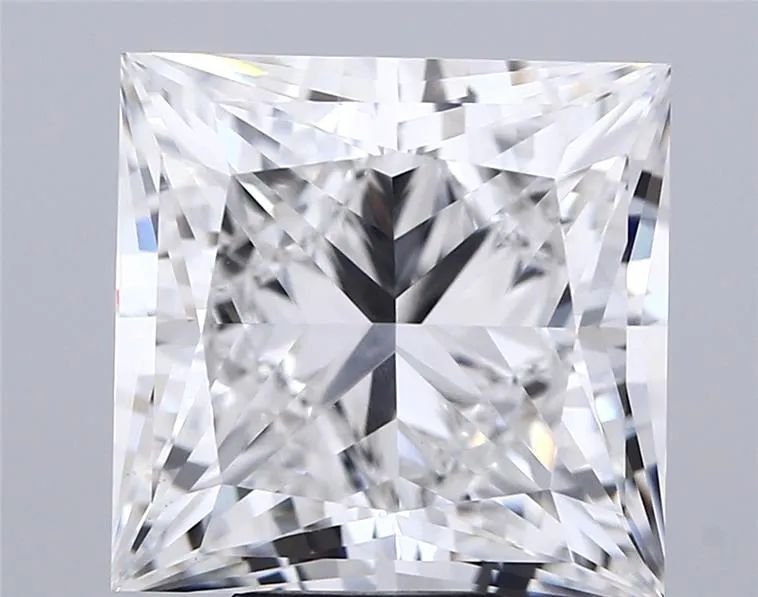 7.03ct G VS1 Rare Carat Ideal Cut Princess Lab Grown Diamond
