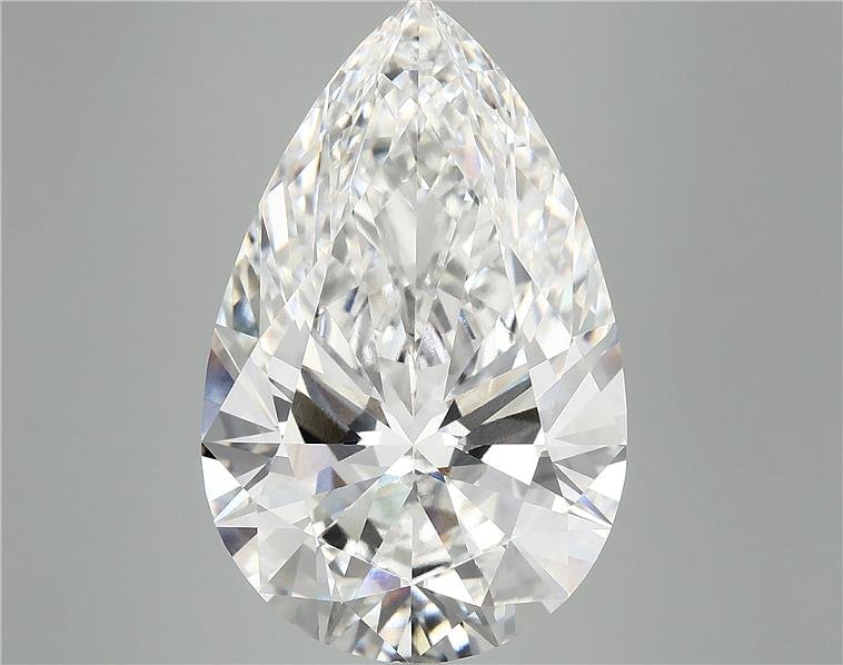 11.26ct F VVS2 Rare Carat Ideal Cut Pear Lab Grown Diamond