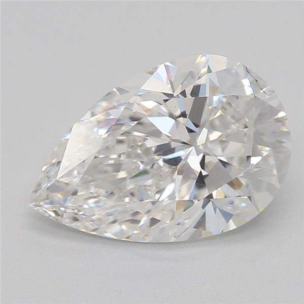 1.09ct E SI1 Rare Carat Ideal Cut Pear Lab Grown Diamond