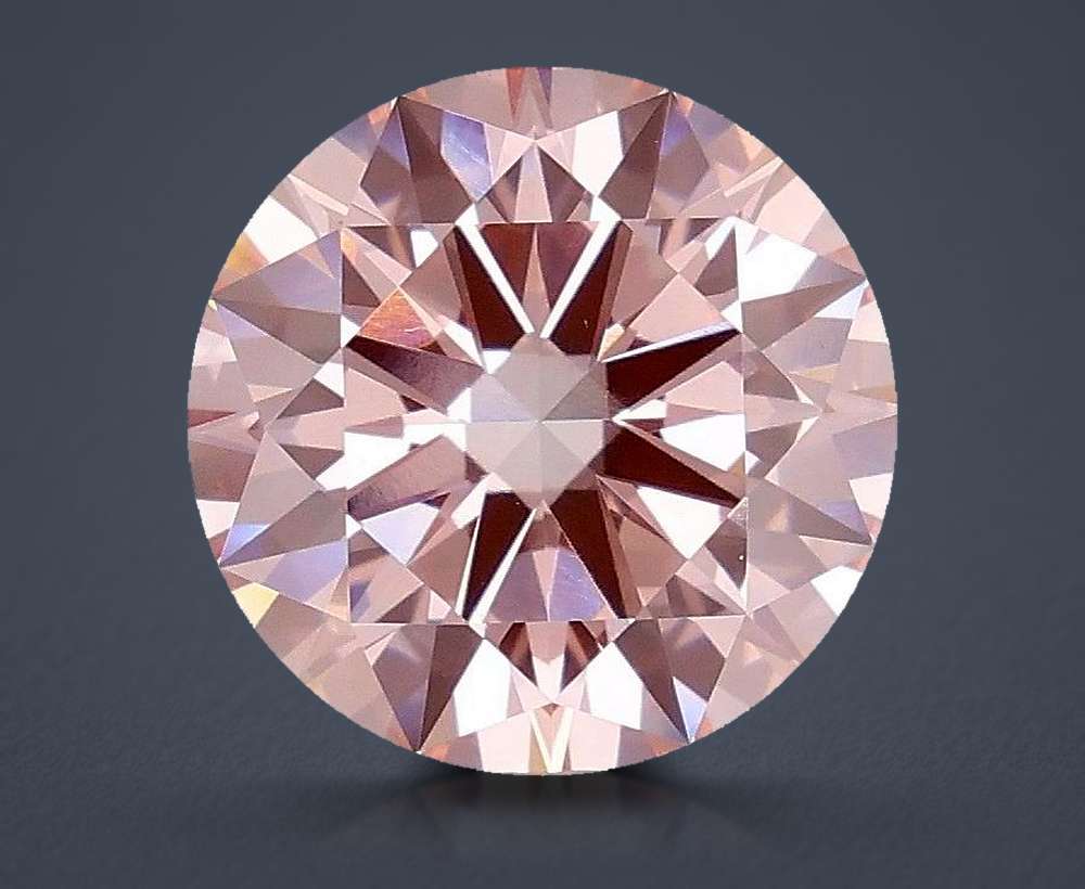 4.00 Ct. Fancy Vivid Pink Round Lab Diamond