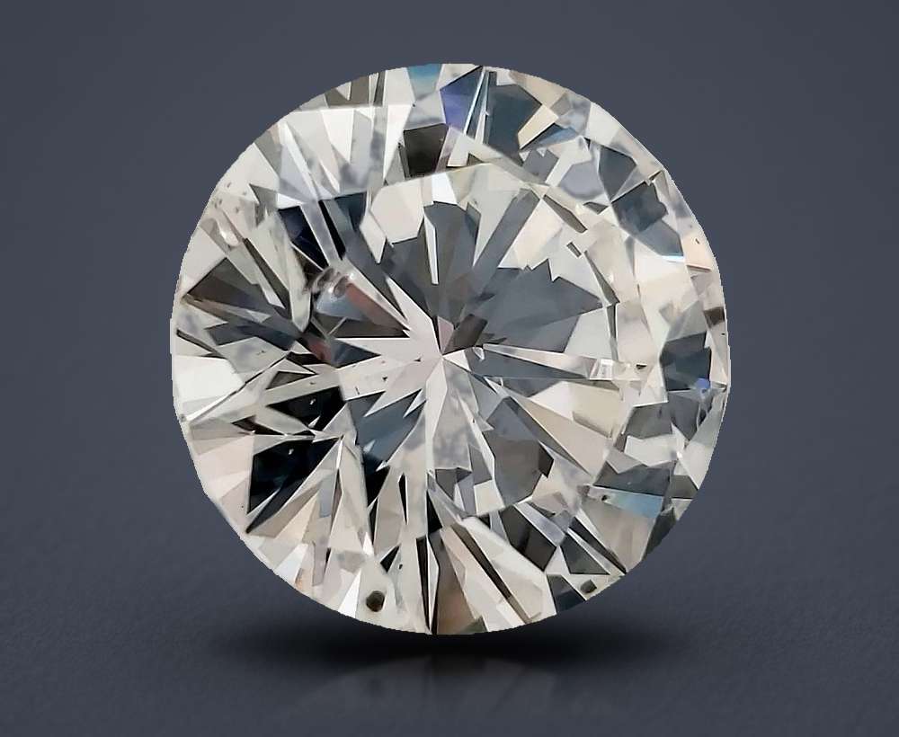 7.43 Carat Round Natural Diamond
