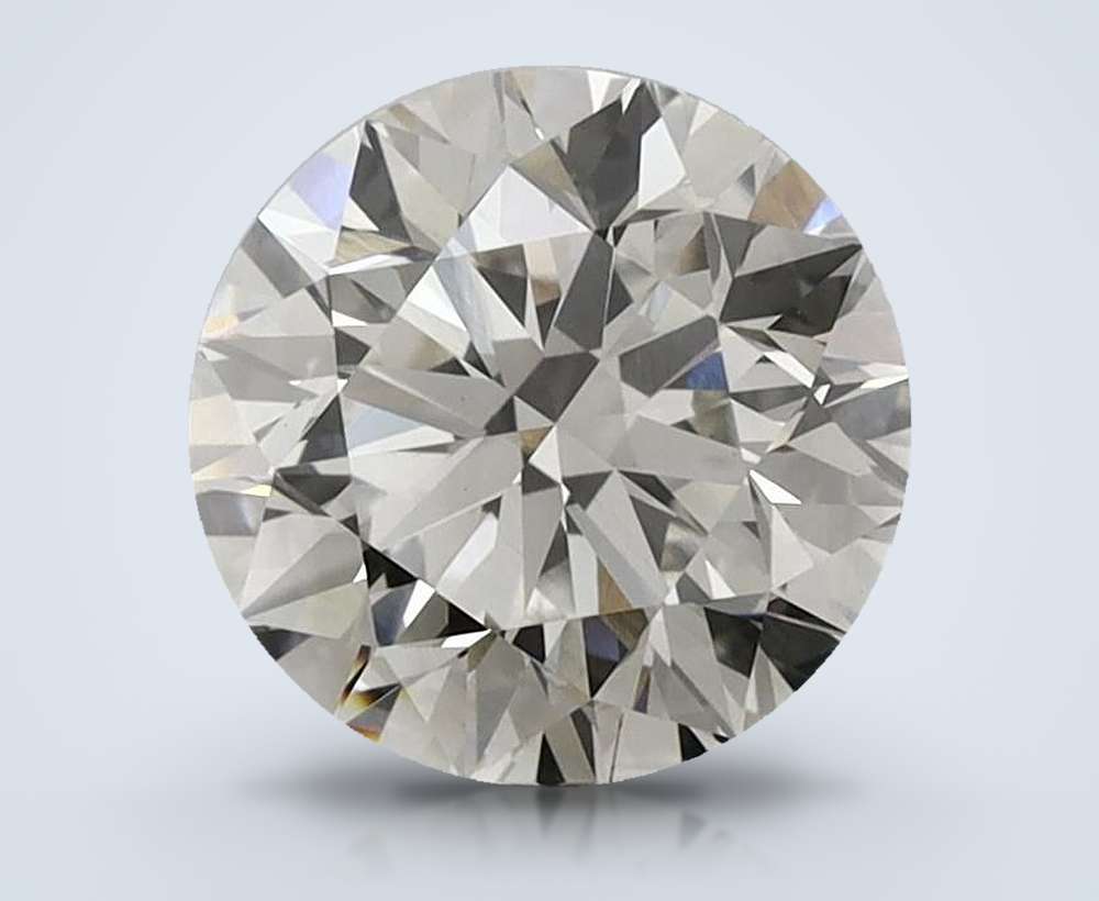 3.04 Carat Round Lab Diamond