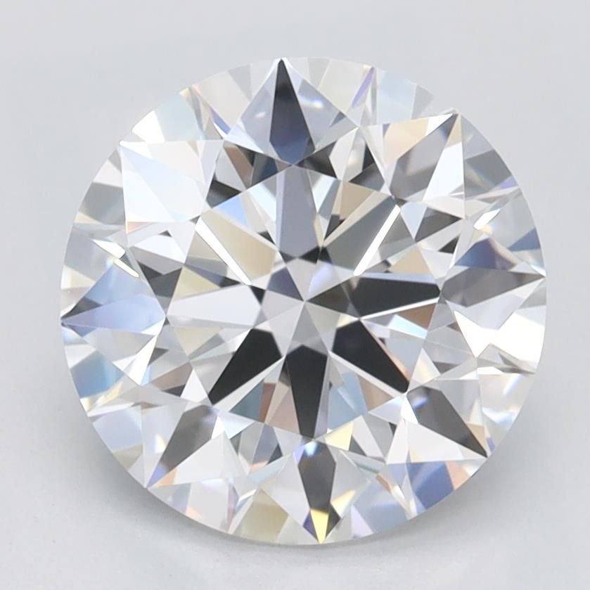 2.11ct D VVS1 Rare Carat Ideal Cut Round Lab Grown Diamond