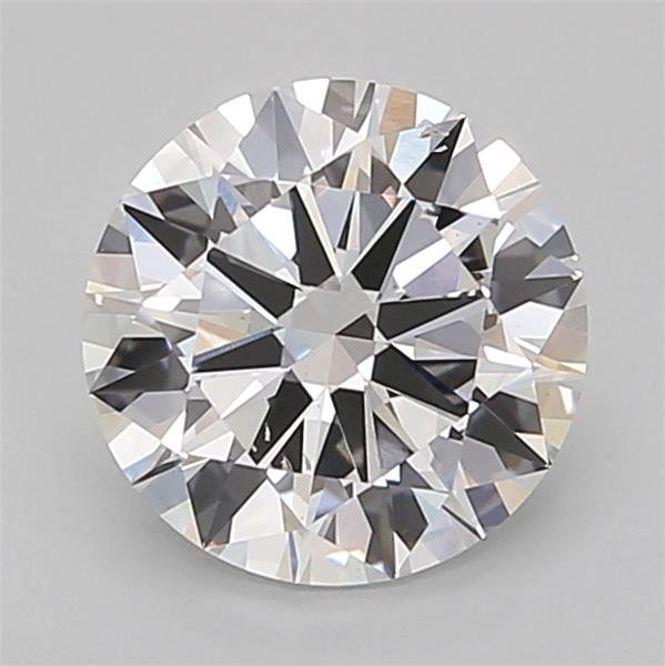 2.01ct D VS2 Excellent Cut Round Lab Grown Diamond