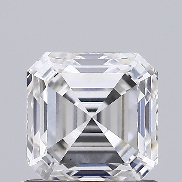 1.09ct H VS1 Very Good Cut Asscher Lab Grown Diamond