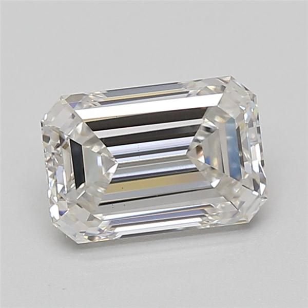 1.79ct F VS1 Excellent Cut Emerald Lab Grown Diamond