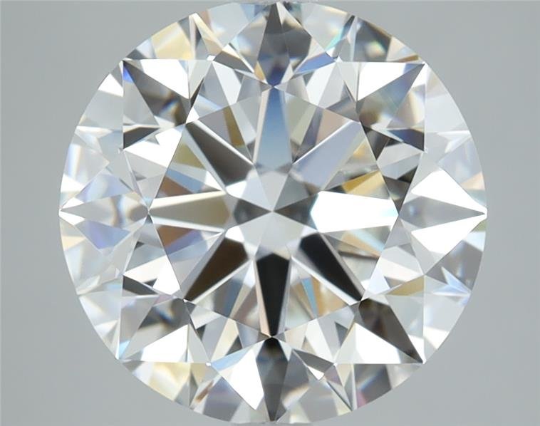 3.70ct F IF Excellent Cut Round Diamond