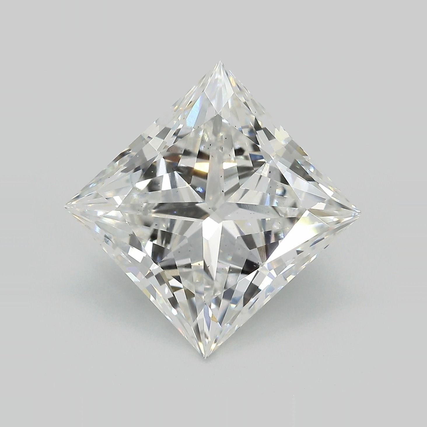 9.28ct F SI1 Rare Carat Ideal Cut Princess Lab Grown Diamond