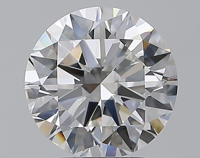 2.81ct F IF Rare Carat Ideal Cut Round Diamond