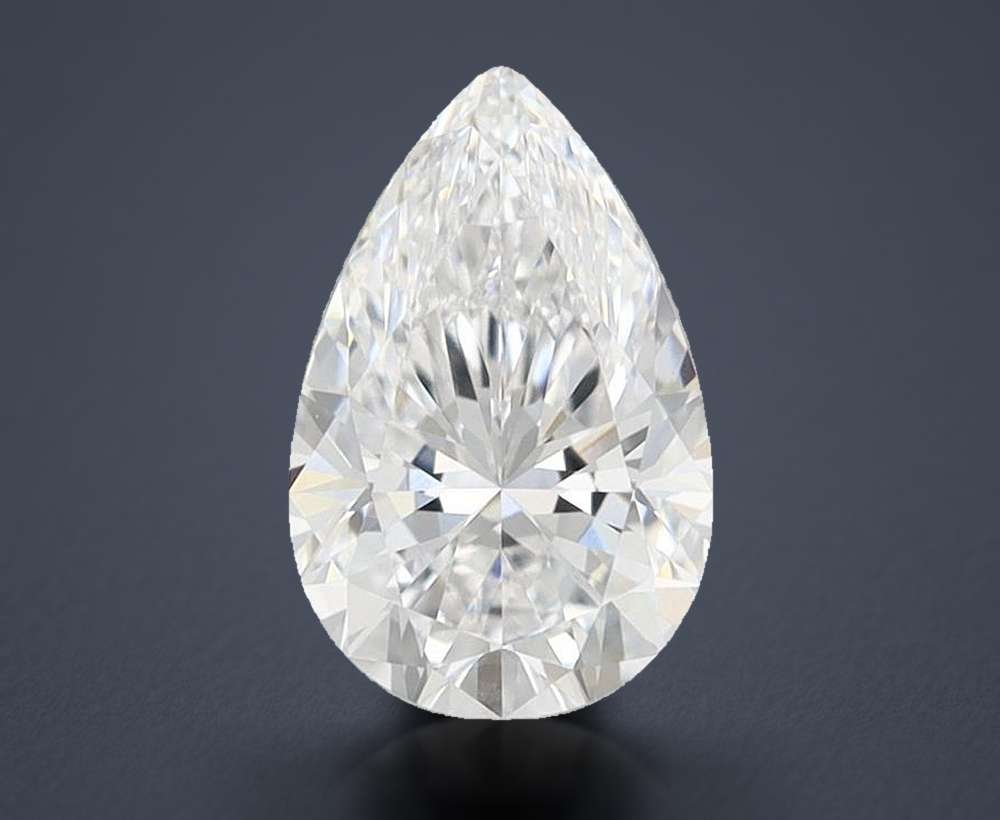 1.00 Carat Pear Lab Diamond