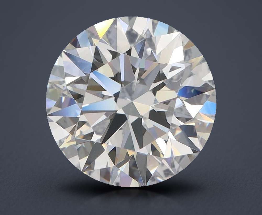 3.41 Carat Round Lab Diamond