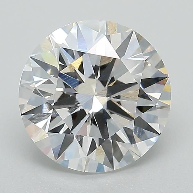 2.58ct F VS1 Rare Carat Ideal Cut Round Lab Grown Diamond