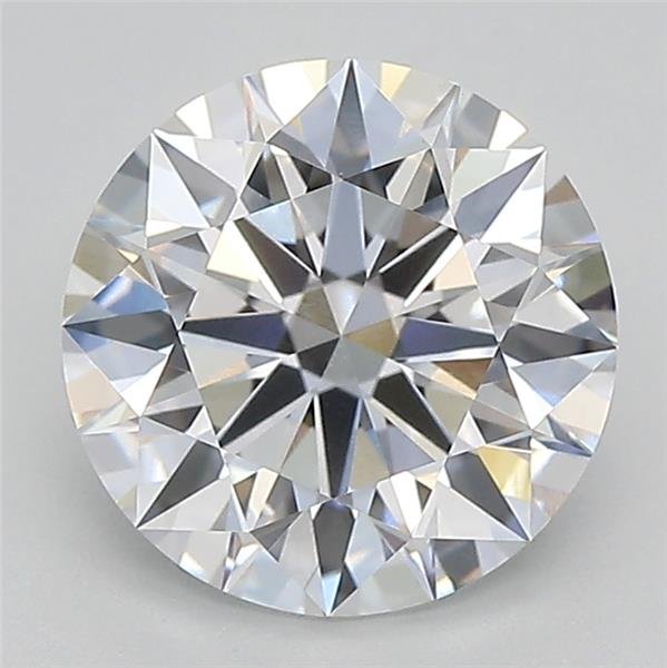 2.13ct D VVS2 Rare Carat Ideal Cut Round Lab Grown Diamond